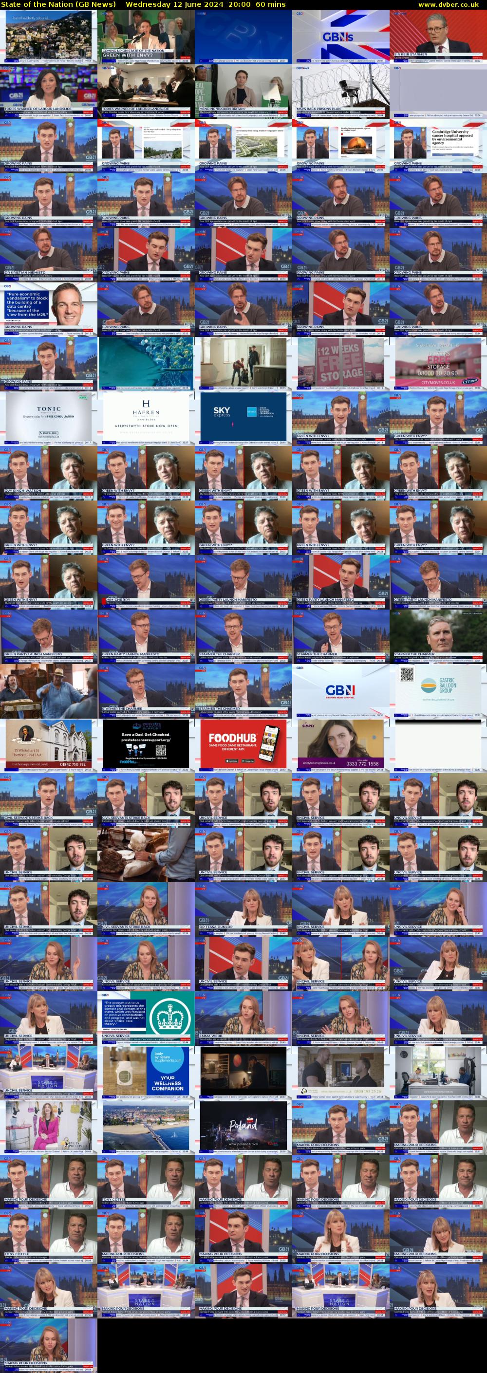 State of the Nation (GB News) Wednesday 12 June 2024 20:00 - 21:00