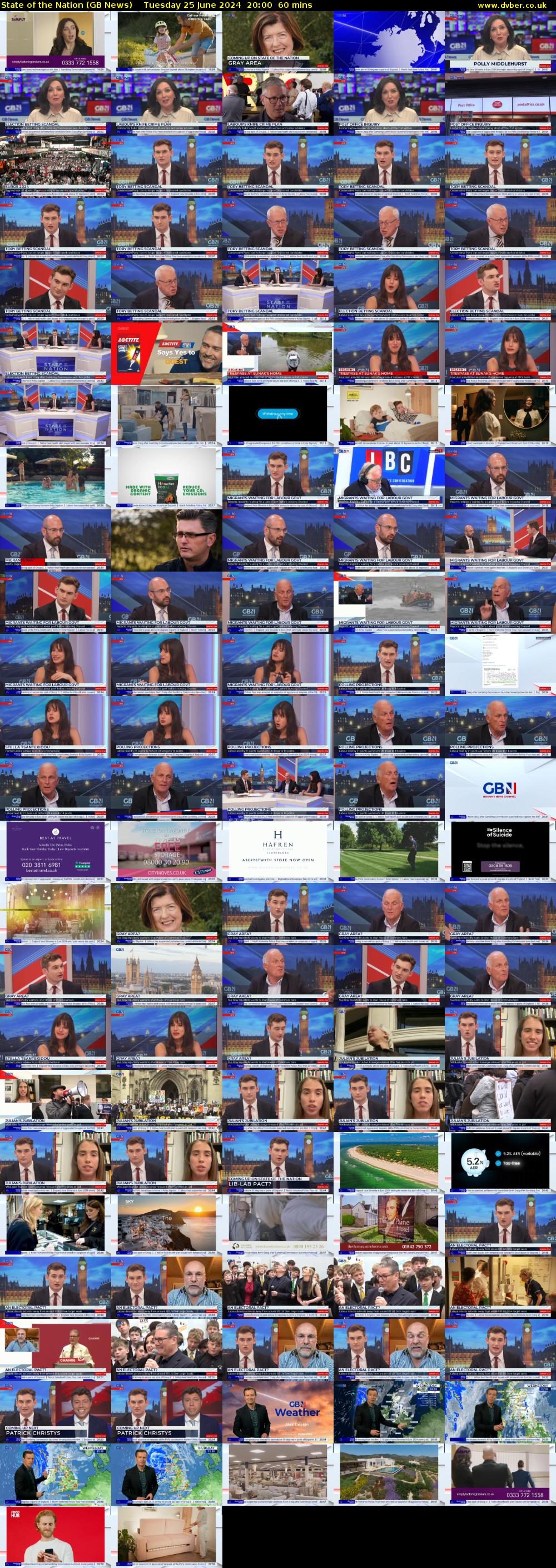State of the Nation (GB News) Tuesday 25 June 2024 20:00 - 21:00