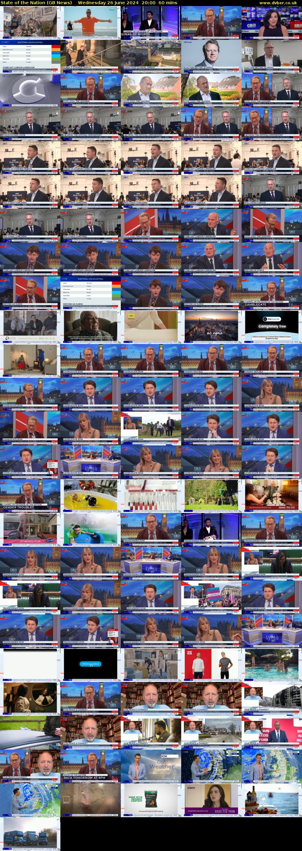State of the Nation (GB News) Wednesday 26 June 2024 20:00 - 21:00