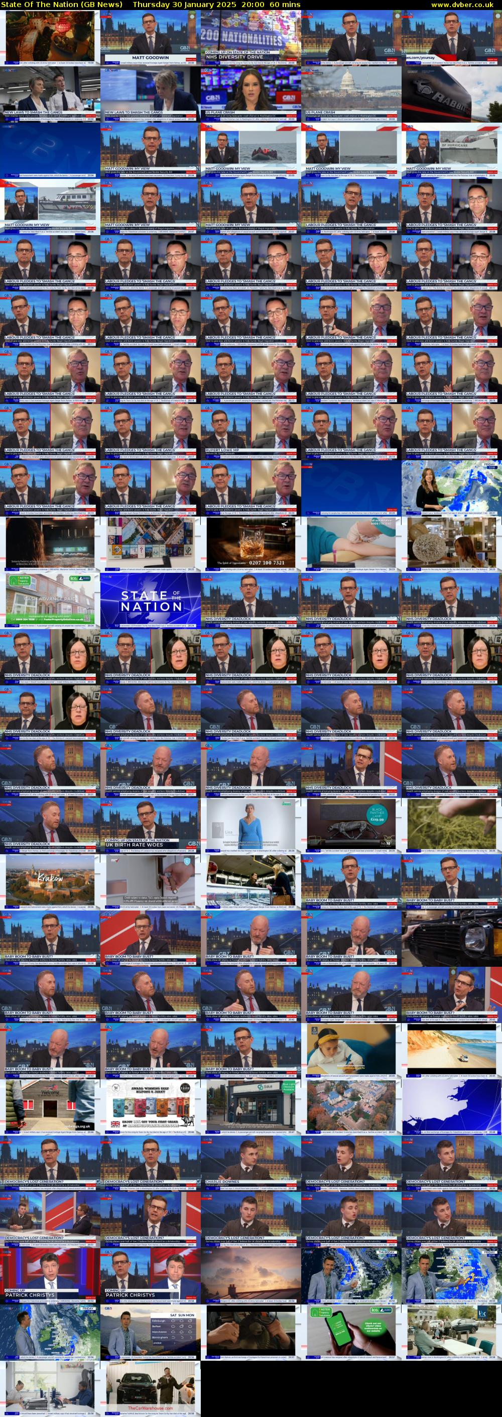 State of the Nation (GB News) Thursday 30 January 2025 20:00 - 21:00