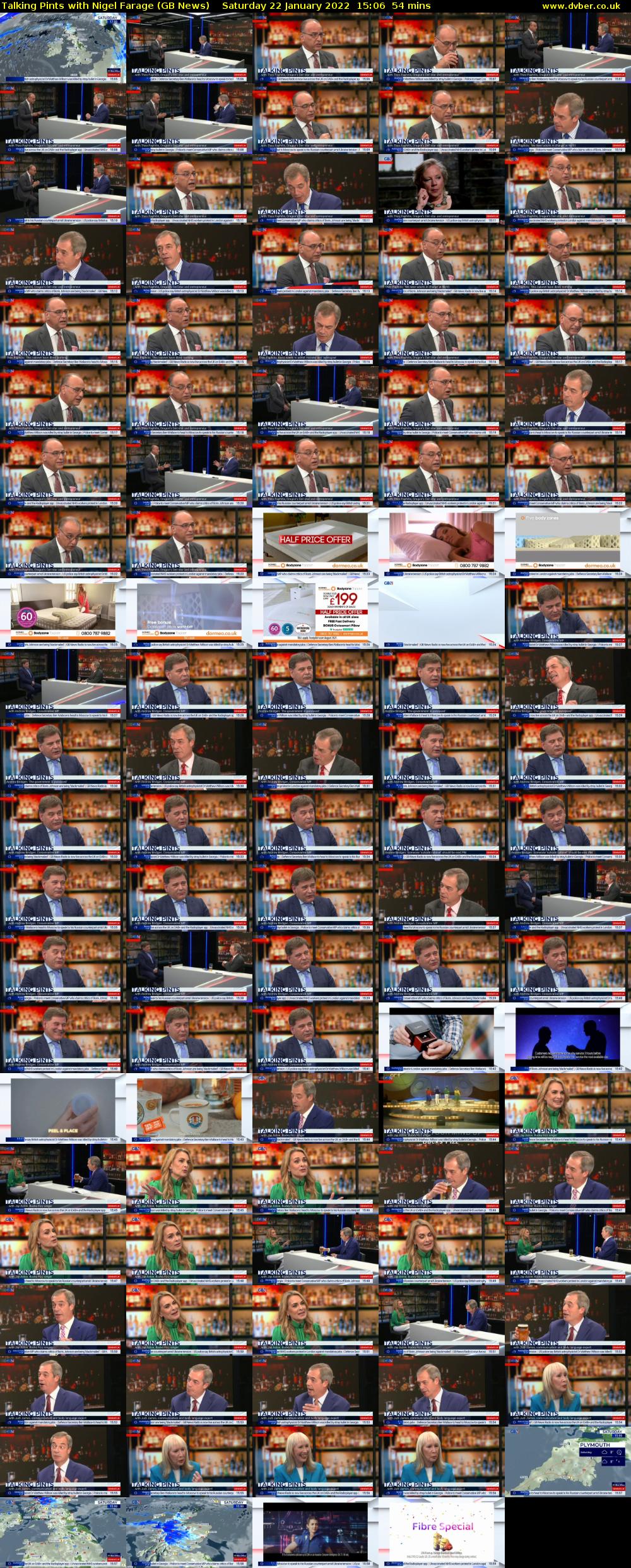 Talking Pints with Nigel Farage (GB News) Saturday 22 January 2022 15:06 - 16:00