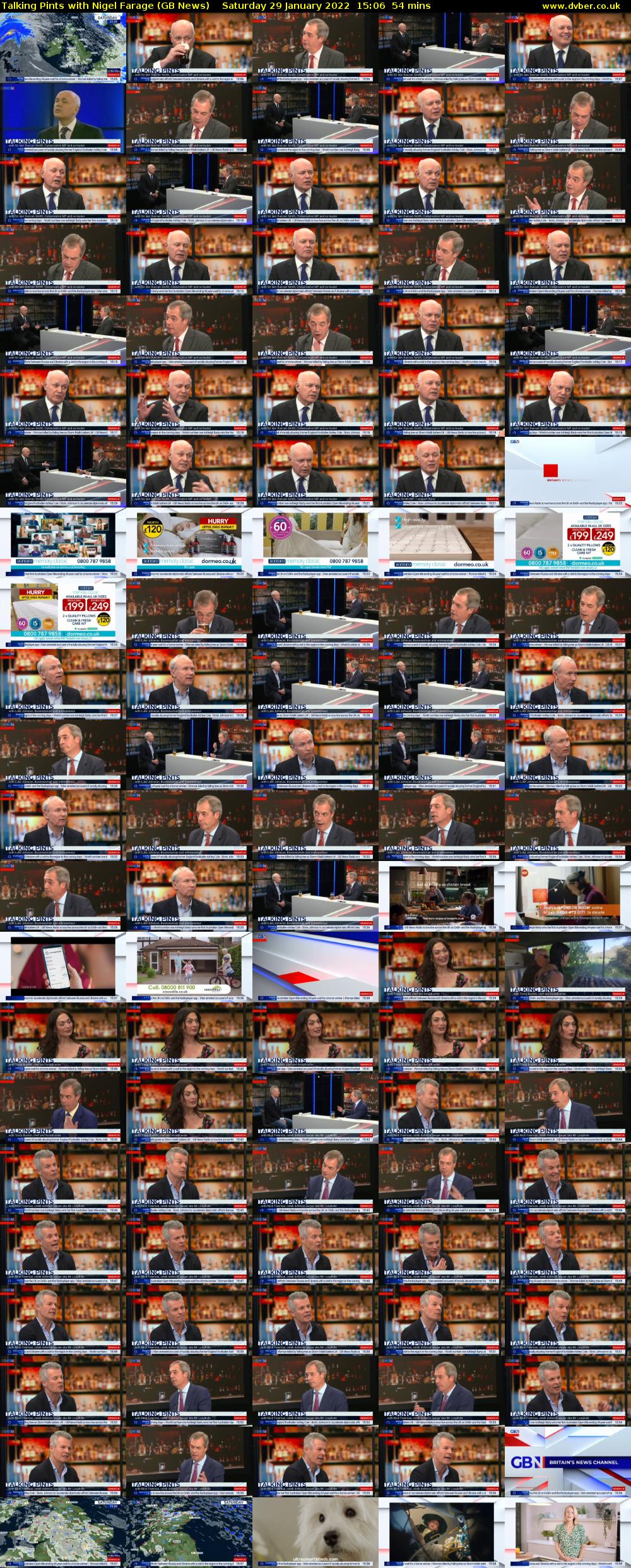 Talking Pints with Nigel Farage (GB News) Saturday 29 January 2022 15:06 - 16:00