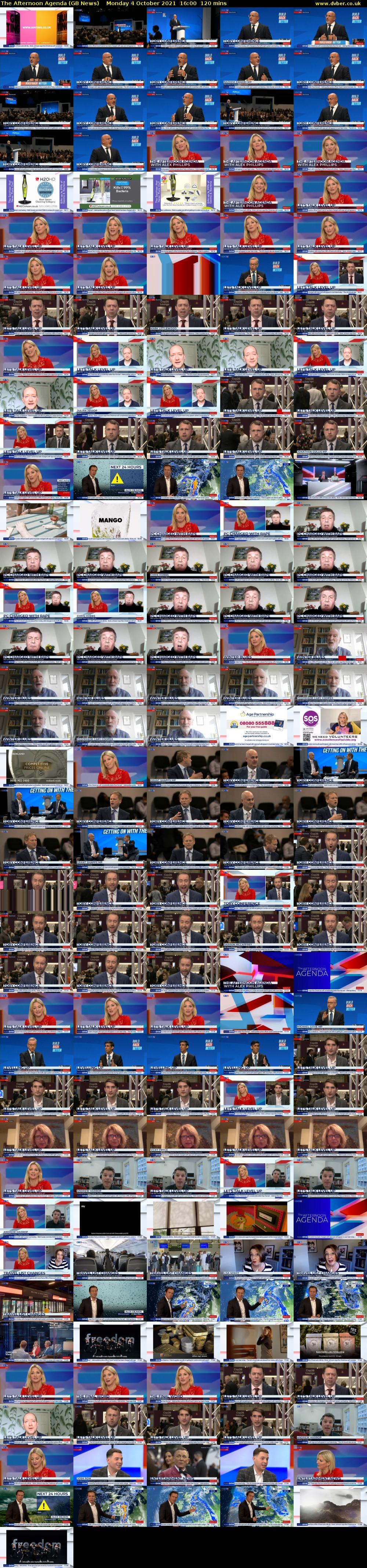 The Afternoon Agenda (GB News) Monday 4 October 2021 16:00 - 18:00