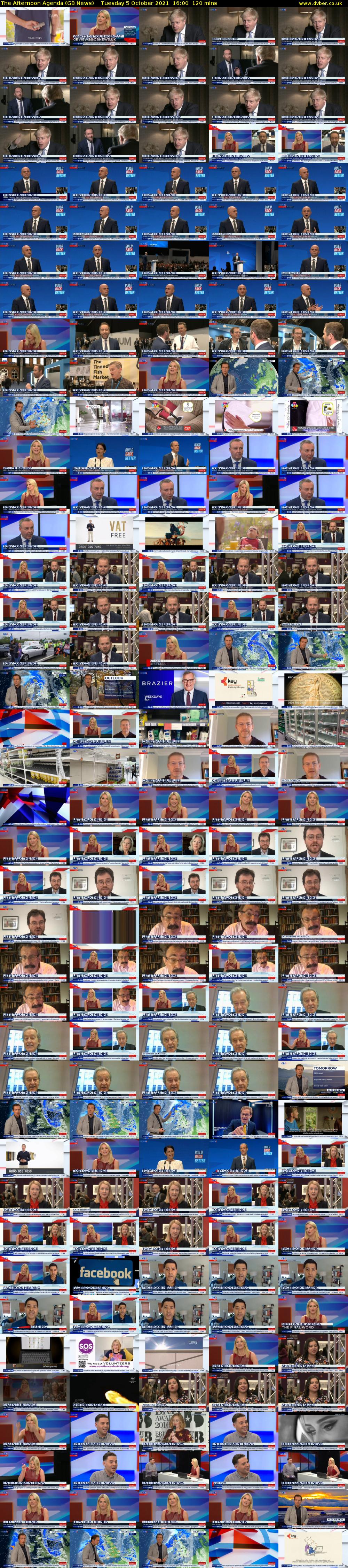 The Afternoon Agenda (GB News) Tuesday 5 October 2021 16:00 - 18:00
