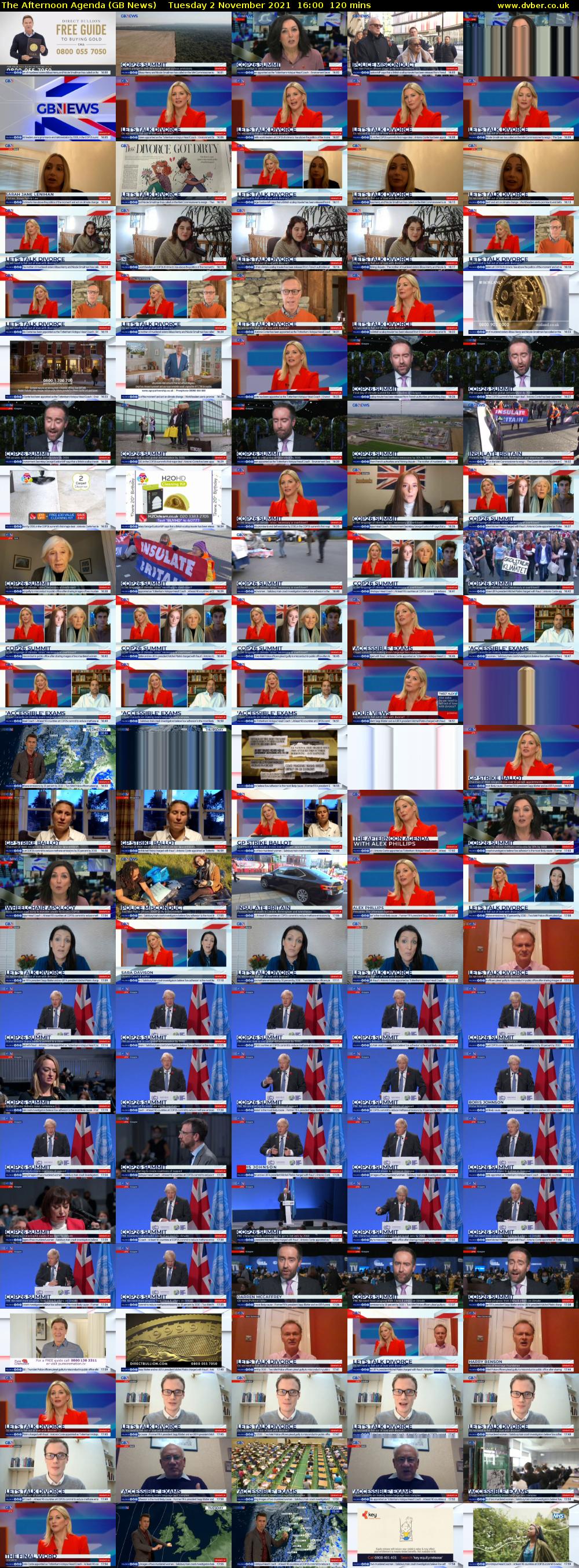 The Afternoon Agenda (GB News) Tuesday 2 November 2021 16:00 - 18:00