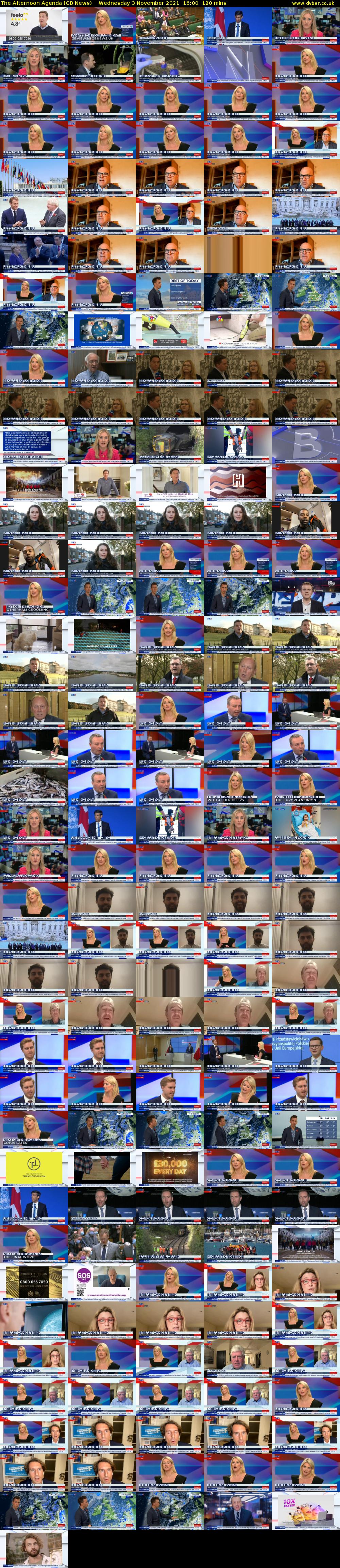 The Afternoon Agenda (GB News) Wednesday 3 November 2021 16:00 - 18:00