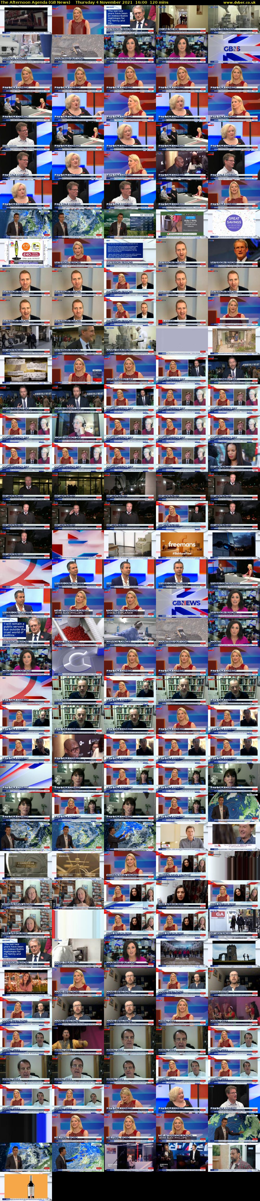 The Afternoon Agenda (GB News) Thursday 4 November 2021 16:00 - 18:00