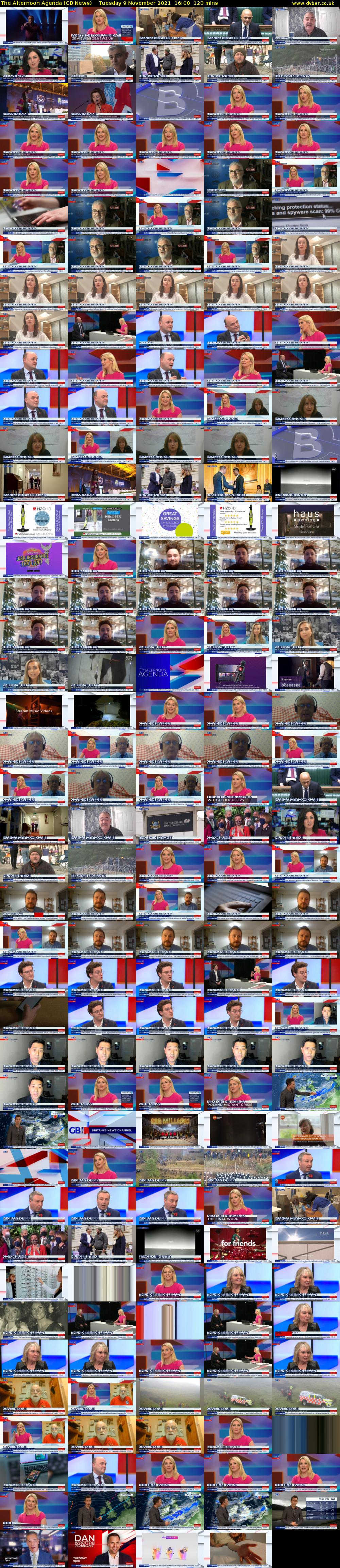 The Afternoon Agenda (GB News) Tuesday 9 November 2021 16:00 - 18:00