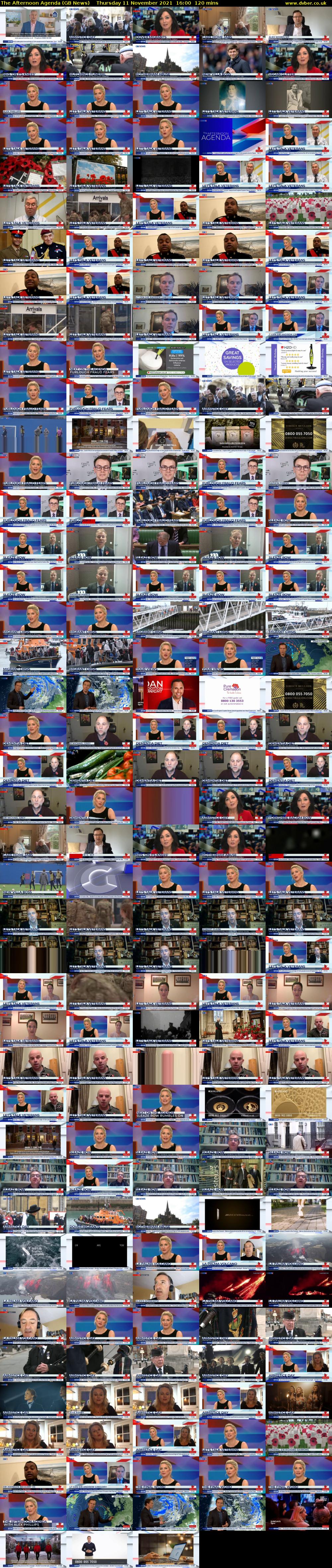 The Afternoon Agenda (GB News) Thursday 11 November 2021 16:00 - 18:00