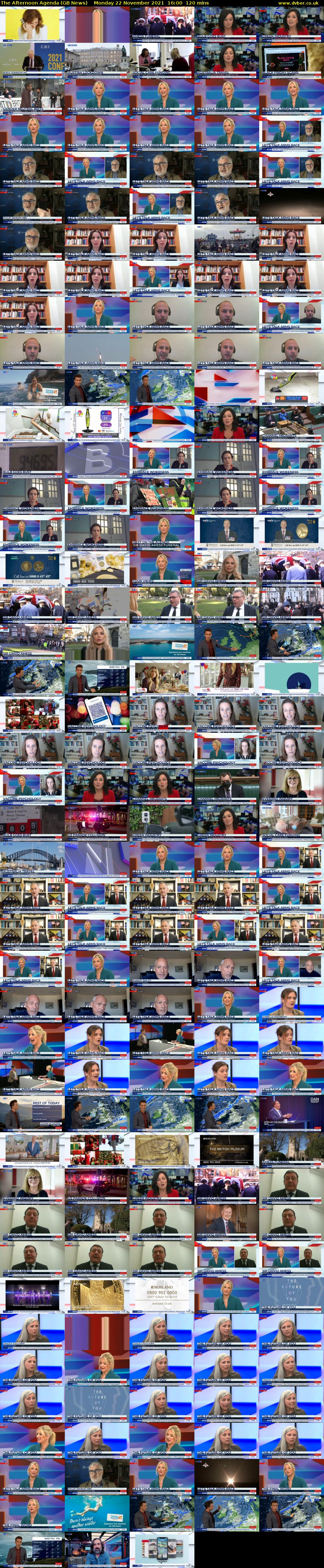 The Afternoon Agenda (GB News) Monday 22 November 2021 16:00 - 18:00