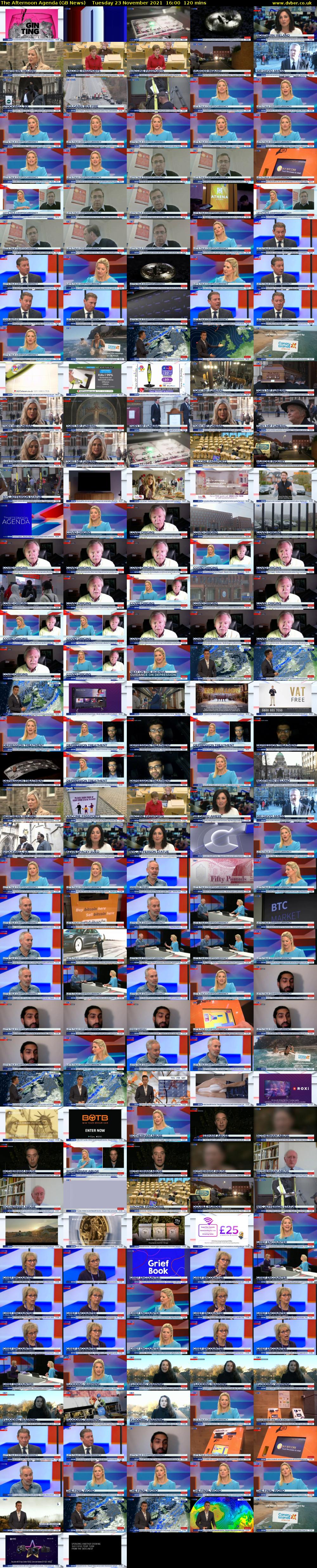 The Afternoon Agenda (GB News) Tuesday 23 November 2021 16:00 - 18:00