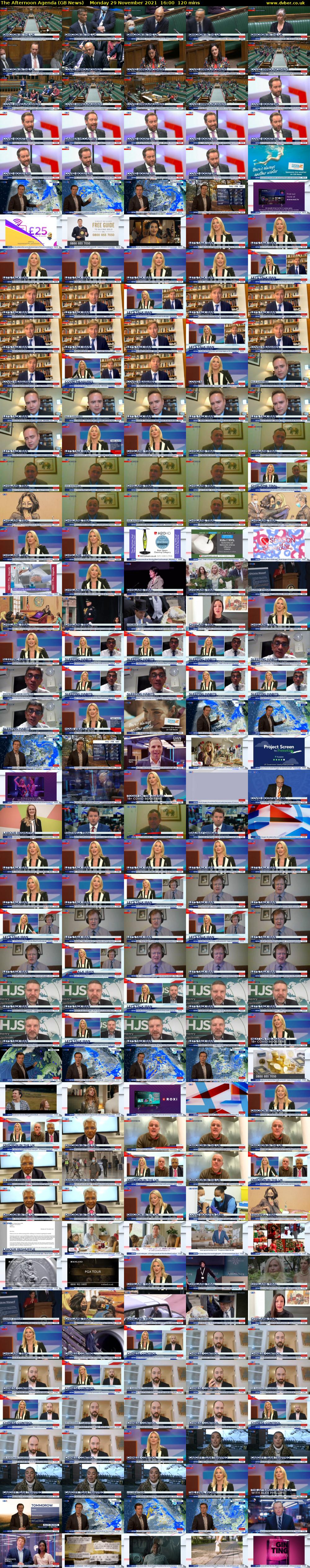 The Afternoon Agenda (GB News) Monday 29 November 2021 16:00 - 18:00