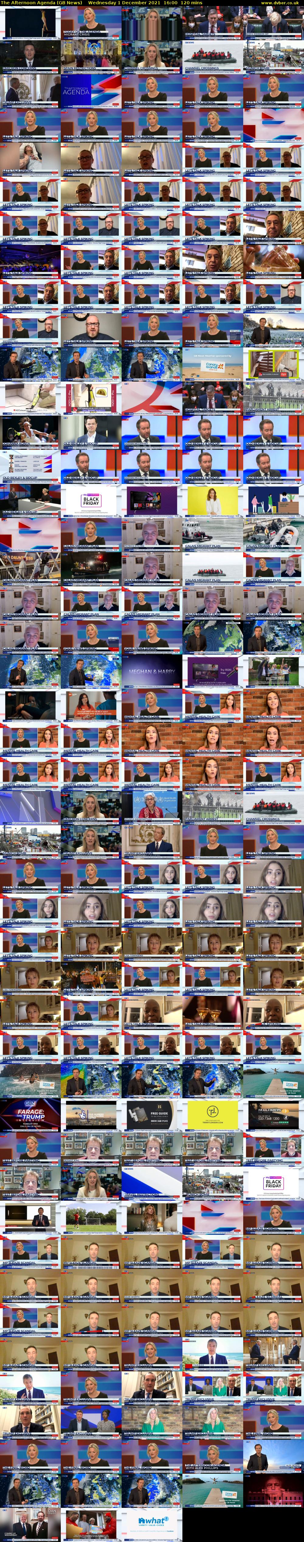The Afternoon Agenda (GB News) Wednesday 1 December 2021 16:00 - 18:00