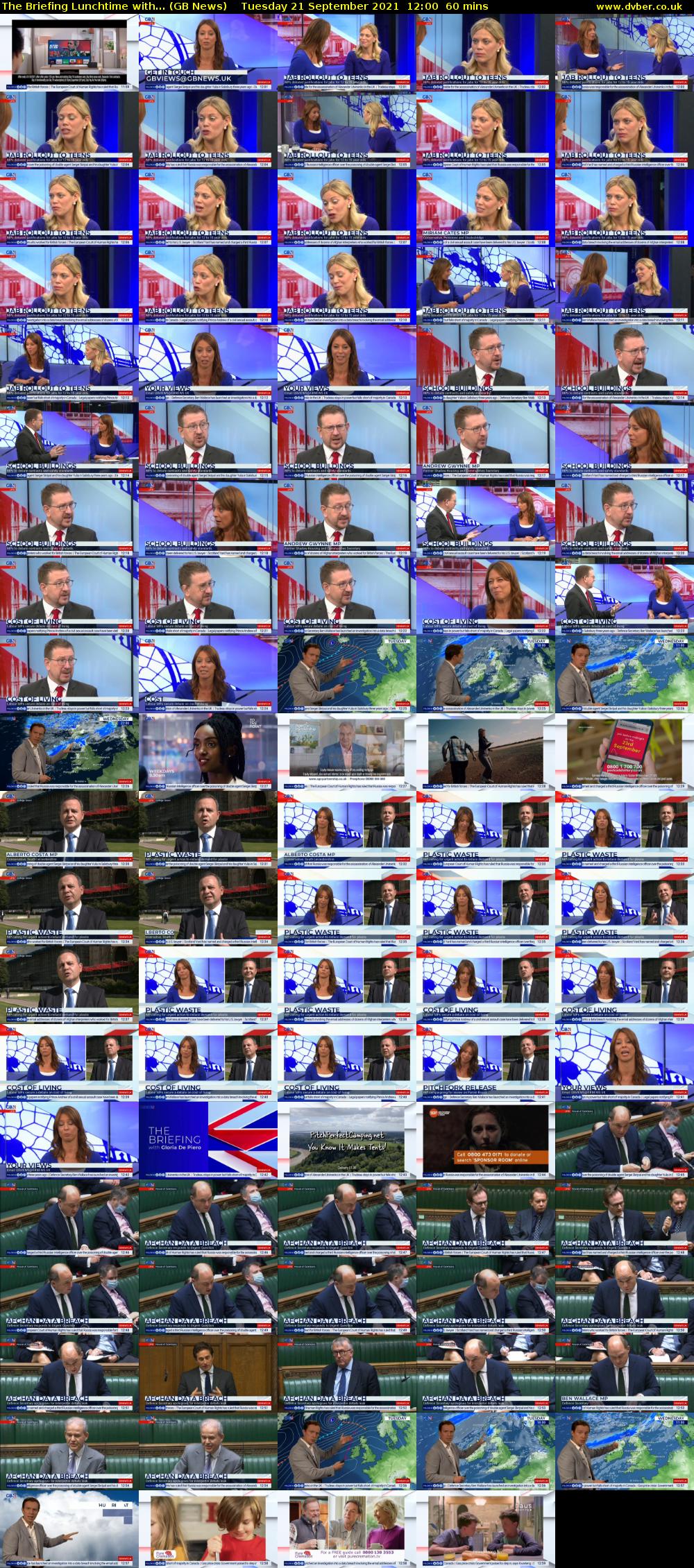The Briefing Lunchtime with... (GB News) Tuesday 21 September 2021 12:00 - 13:00