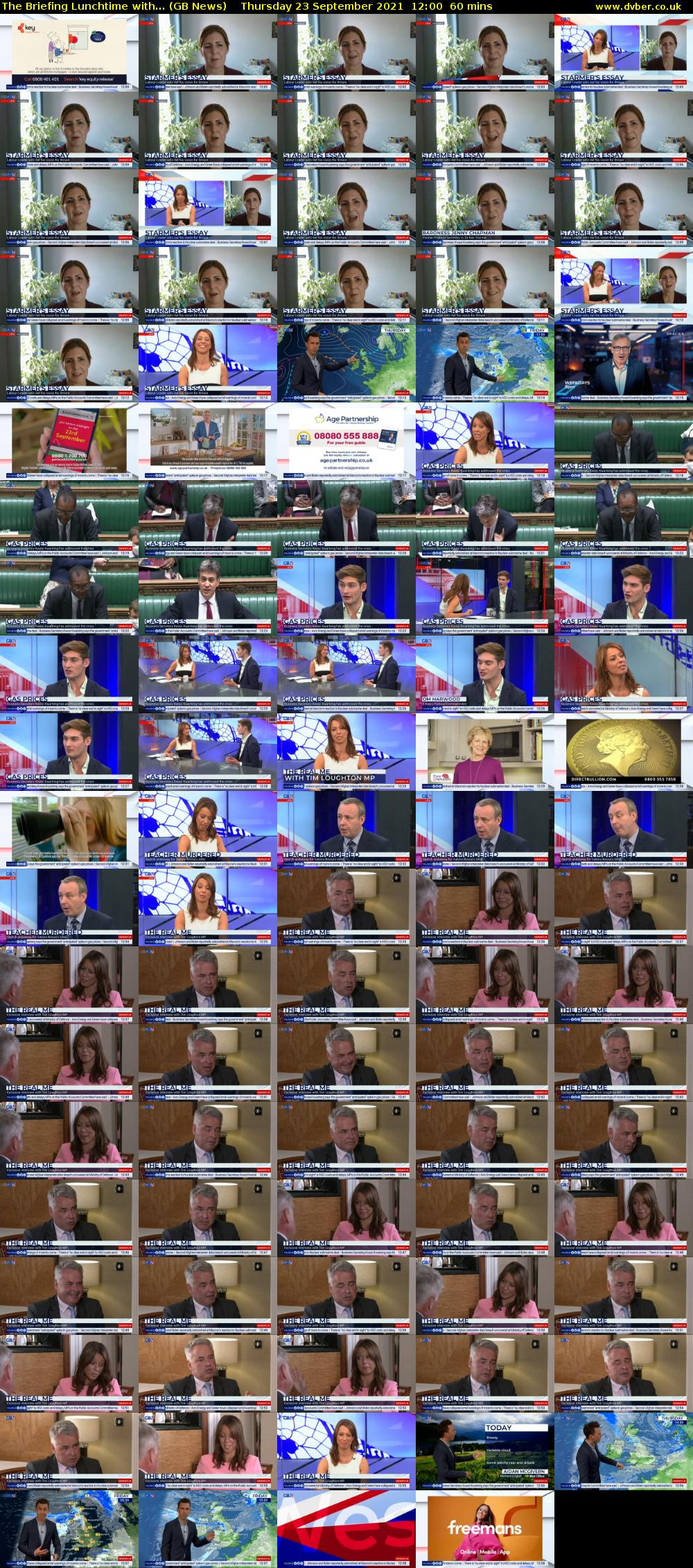 The Briefing Lunchtime with... (GB News) Thursday 23 September 2021 12:00 - 13:00