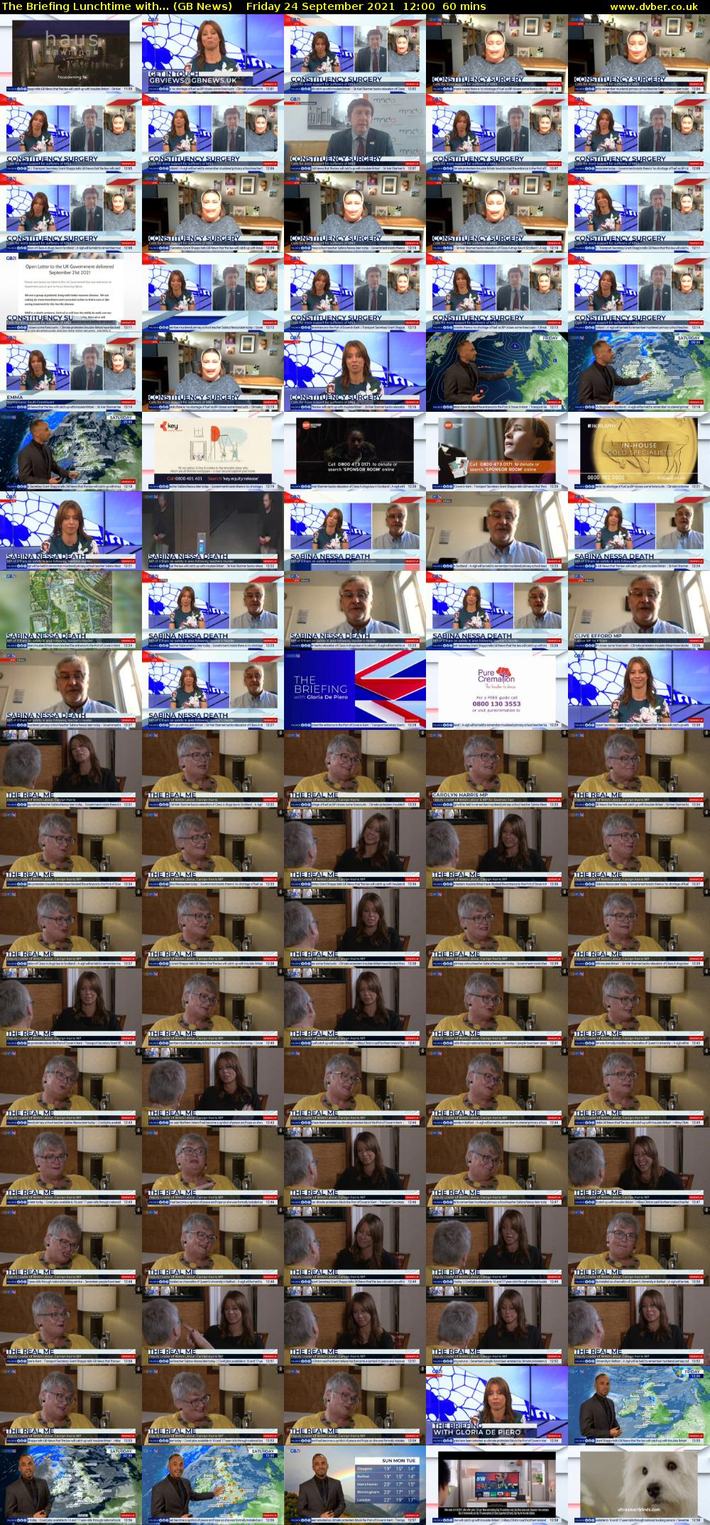 The Briefing Lunchtime with... (GB News) Friday 24 September 2021 12:00 - 13:00