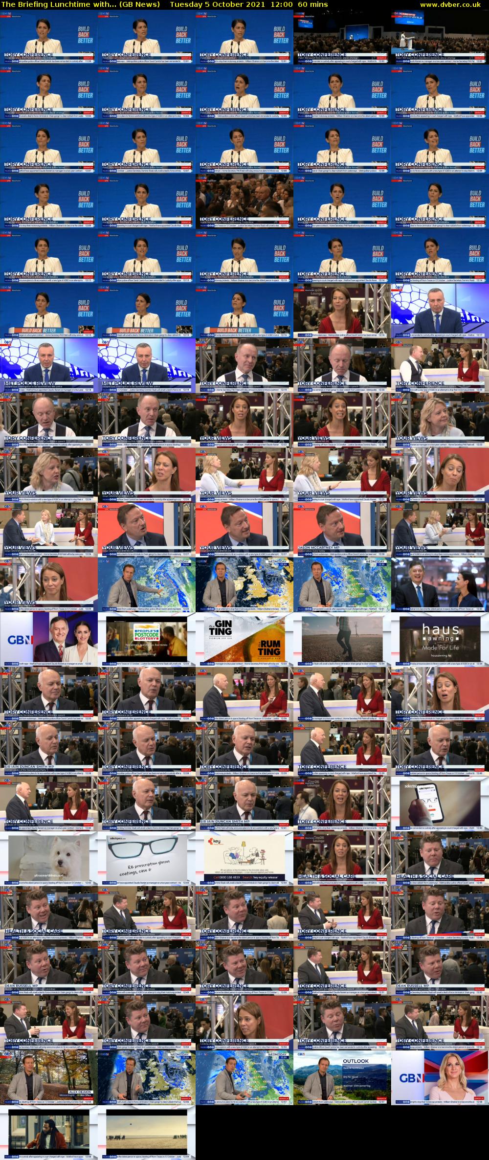 The Briefing Lunchtime with... (GB News) Tuesday 5 October 2021 12:00 - 13:00