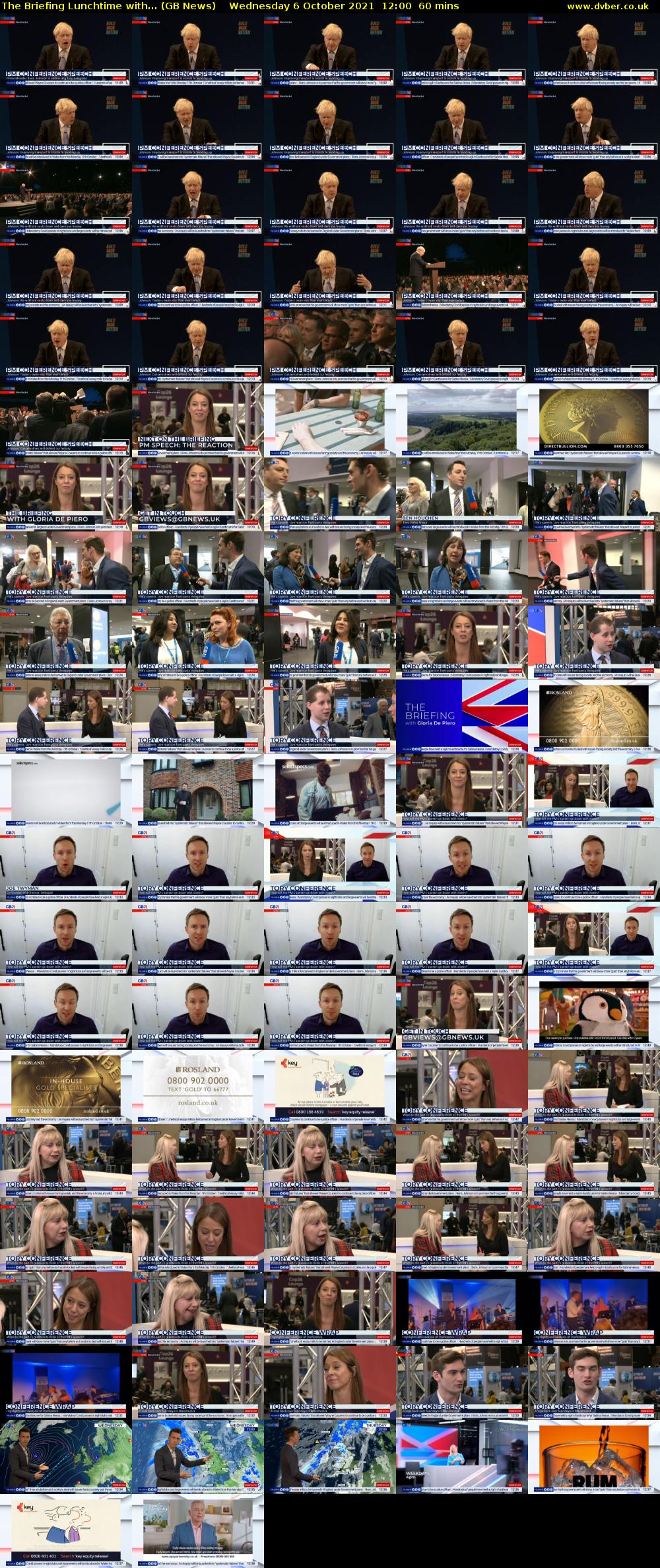 The Briefing Lunchtime with... (GB News) Wednesday 6 October 2021 12:00 - 13:00