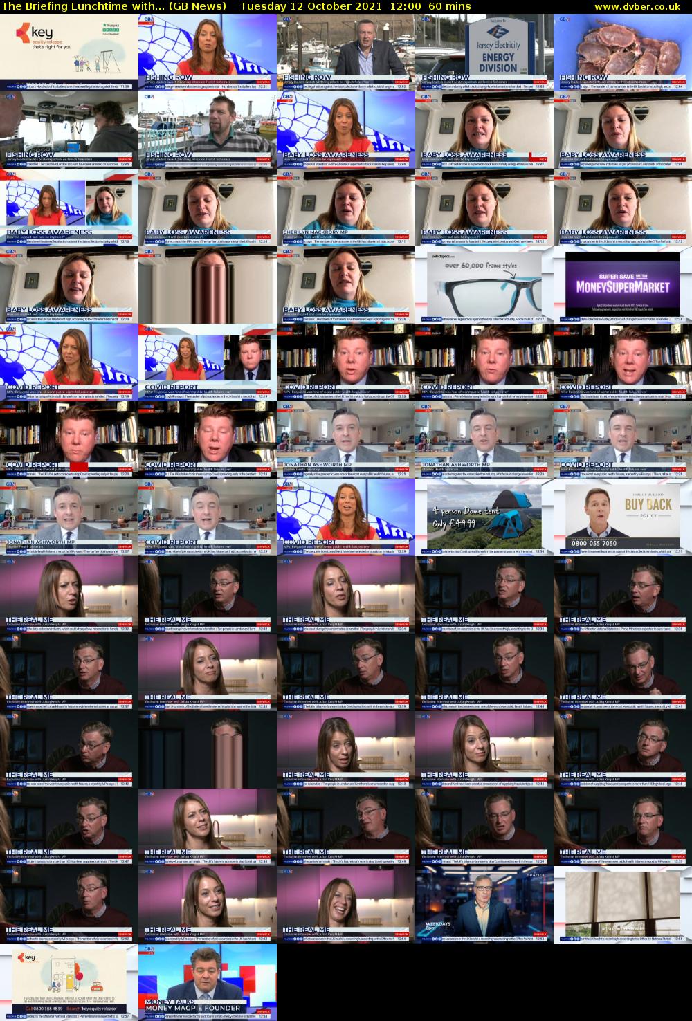 The Briefing Lunchtime with... (GB News) Tuesday 12 October 2021 12:00 - 13:00
