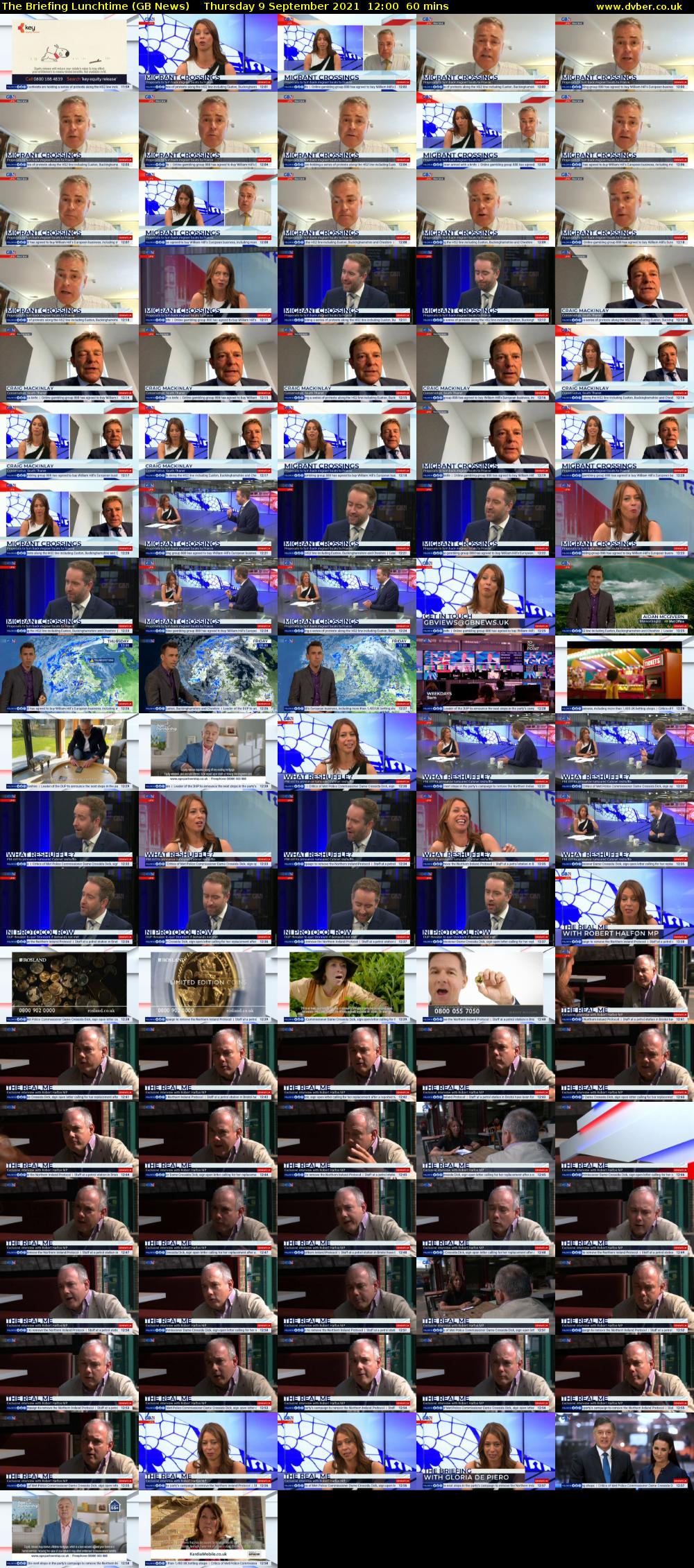 The Briefing Lunchtime (GB News) Thursday 9 September 2021 12:00 - 13:00