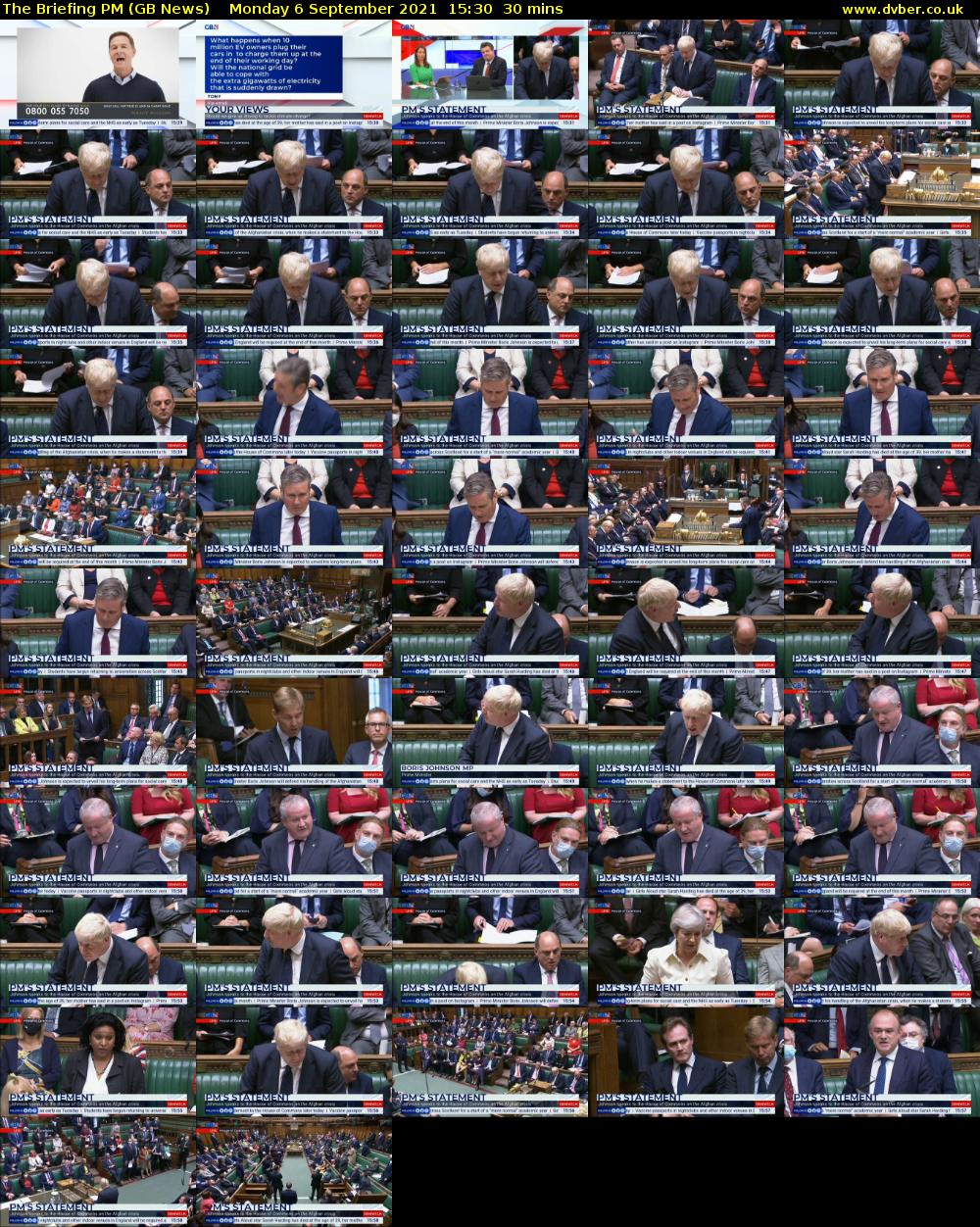 The Briefing PM (GB News) Monday 6 September 2021 15:30 - 16:00