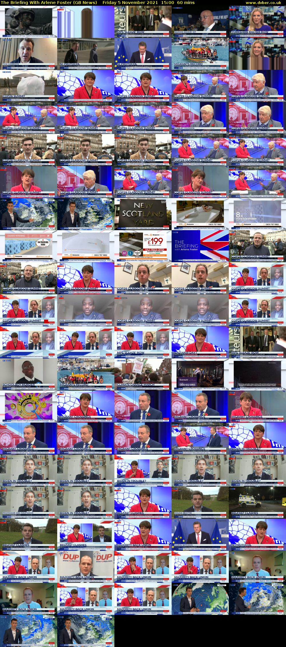 The Briefing With Arlene Foster (GB News) Friday 5 November 2021 15:00 - 16:00