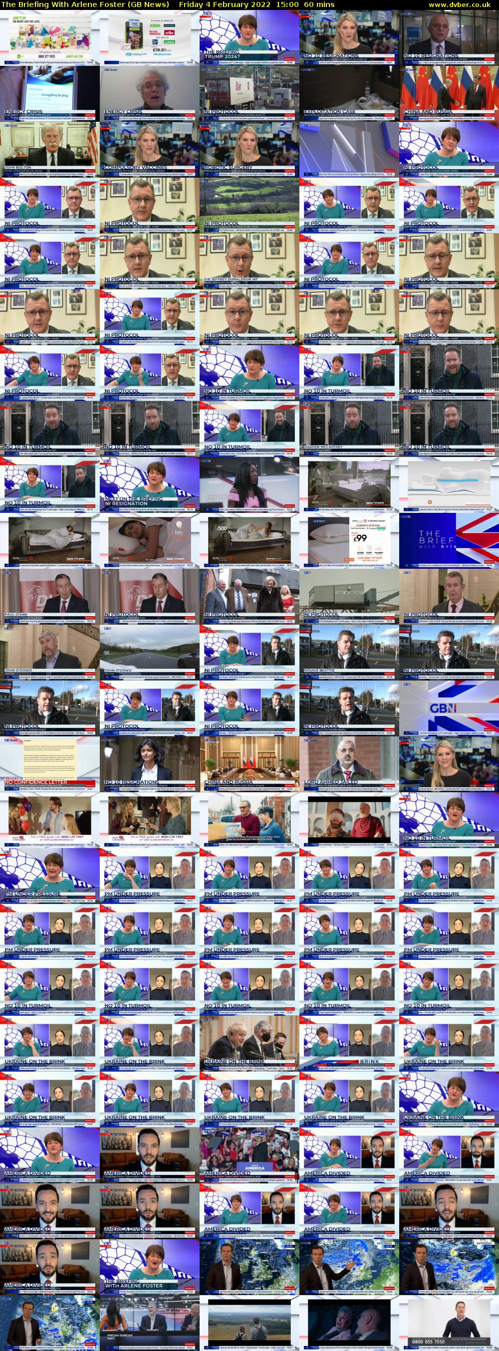 The Briefing With Arlene Foster (GB News) Friday 4 February 2022 15:00 - 16:00