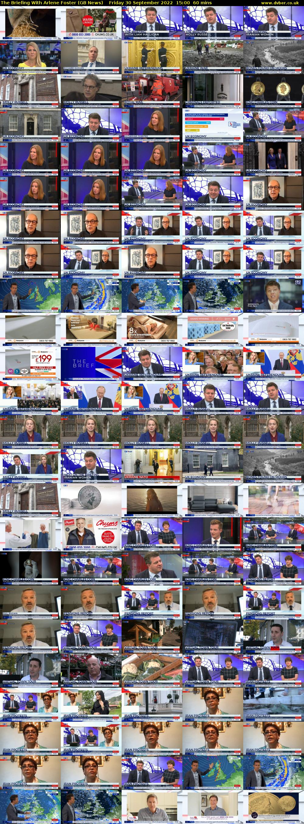 The Briefing With Arlene Foster (GB News) Friday 30 September 2022 15:00 - 16:00