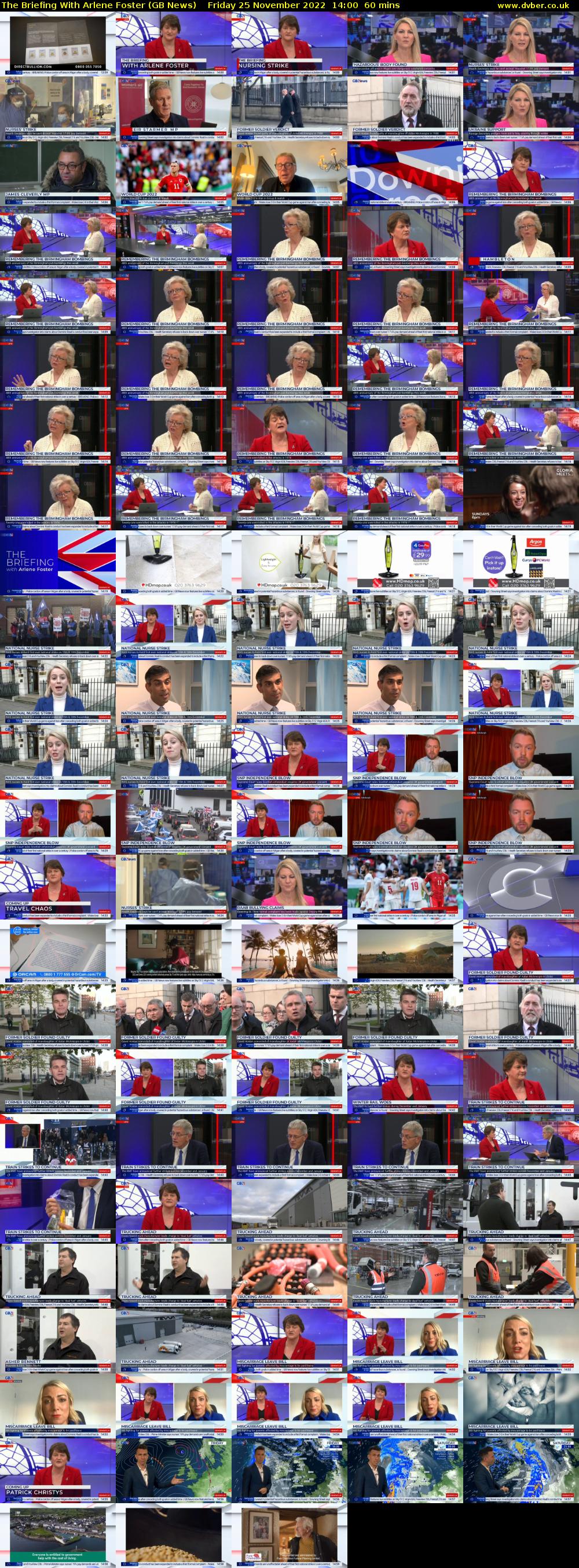The Briefing With Arlene Foster (GB News) Friday 25 November 2022 14:00 - 15:00