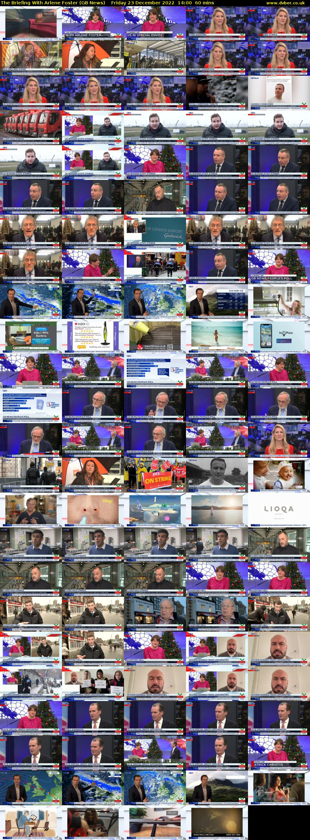 The Briefing With Arlene Foster (GB News) Friday 23 December 2022 14:00 - 15:00