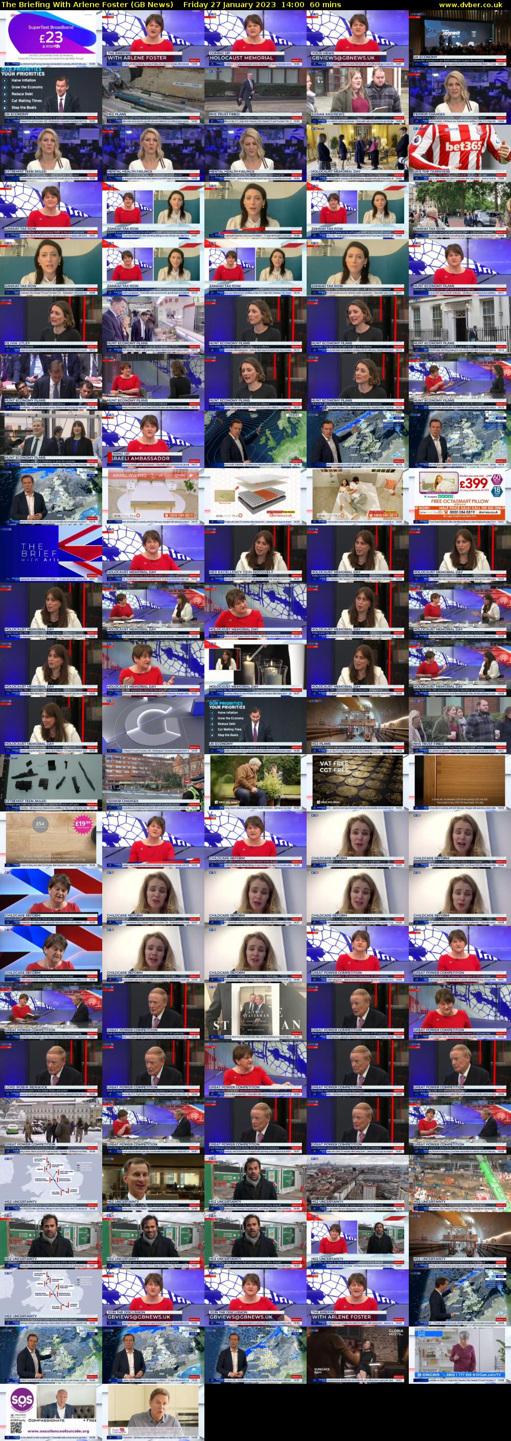 The Briefing With Arlene Foster (GB News) Friday 27 January 2023 14:00 - 15:00