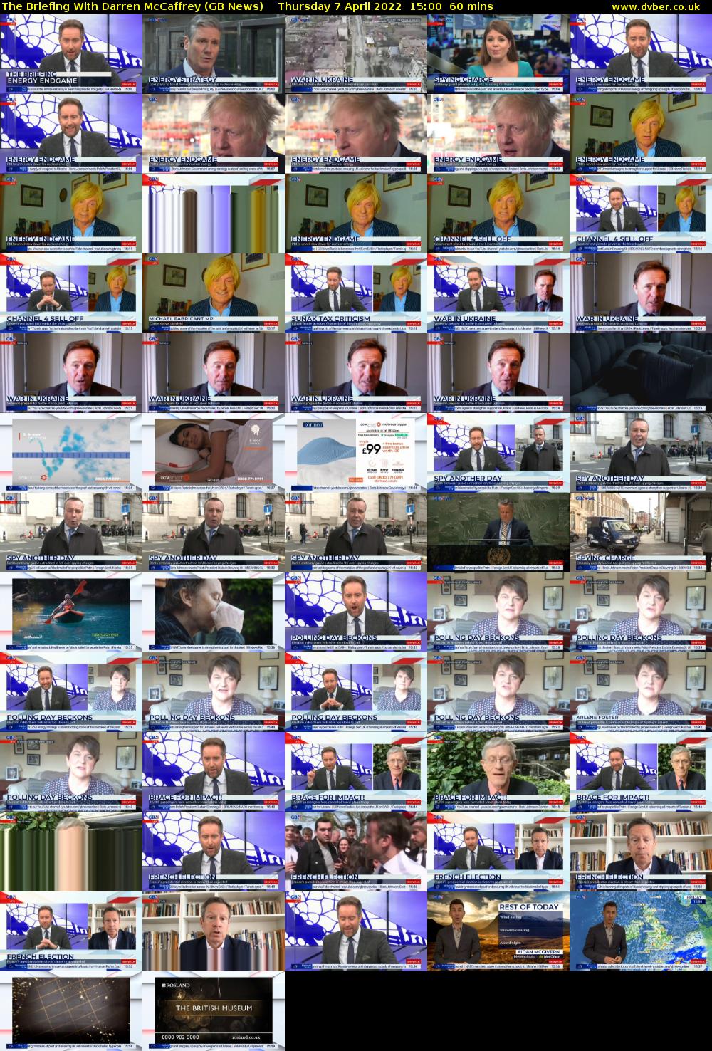 The Briefing With Darren McCaffrey (GB News) Thursday 7 April 2022 15:00 - 16:00