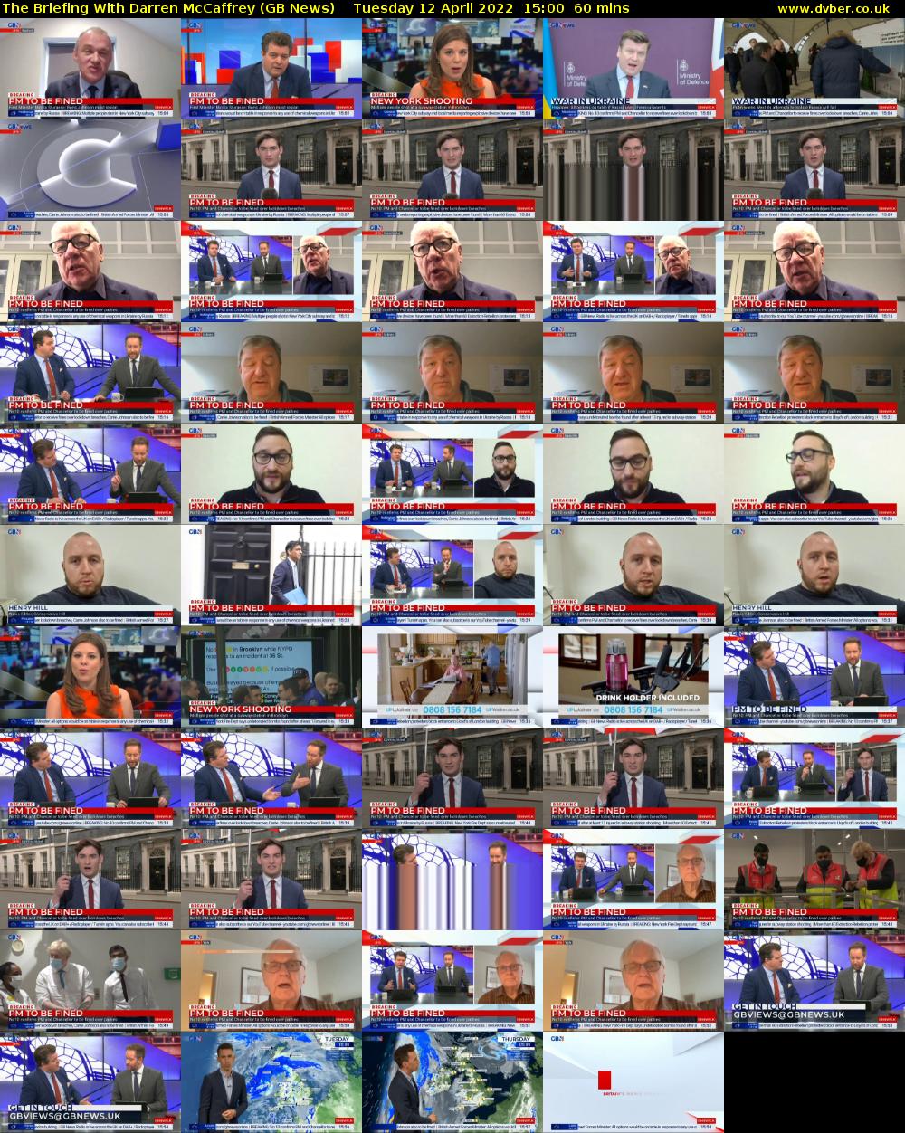The Briefing With Darren McCaffrey (GB News) Tuesday 12 April 2022 15:00 - 16:00