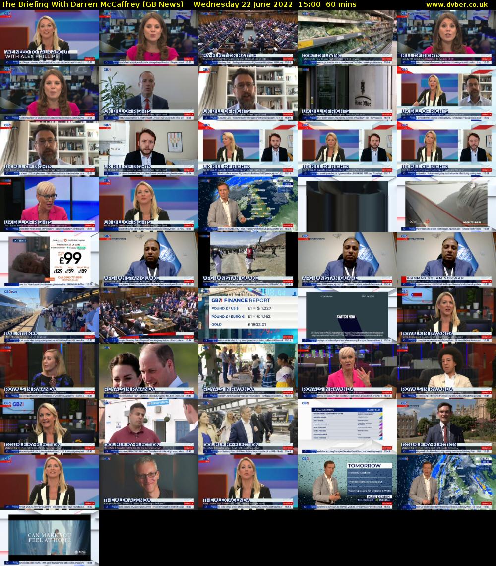 The Briefing With Darren McCaffrey (GB News) Wednesday 22 June 2022 15:00 - 16:00