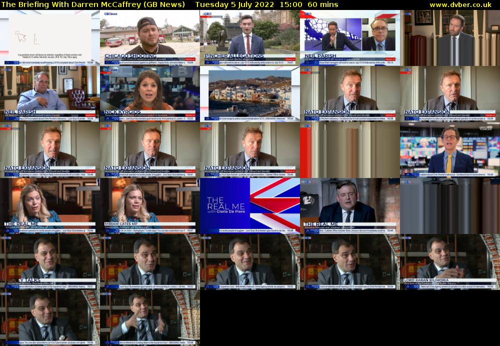 The Briefing With Darren McCaffrey (GB News) Tuesday 5 July 2022 15:00 - 16:00