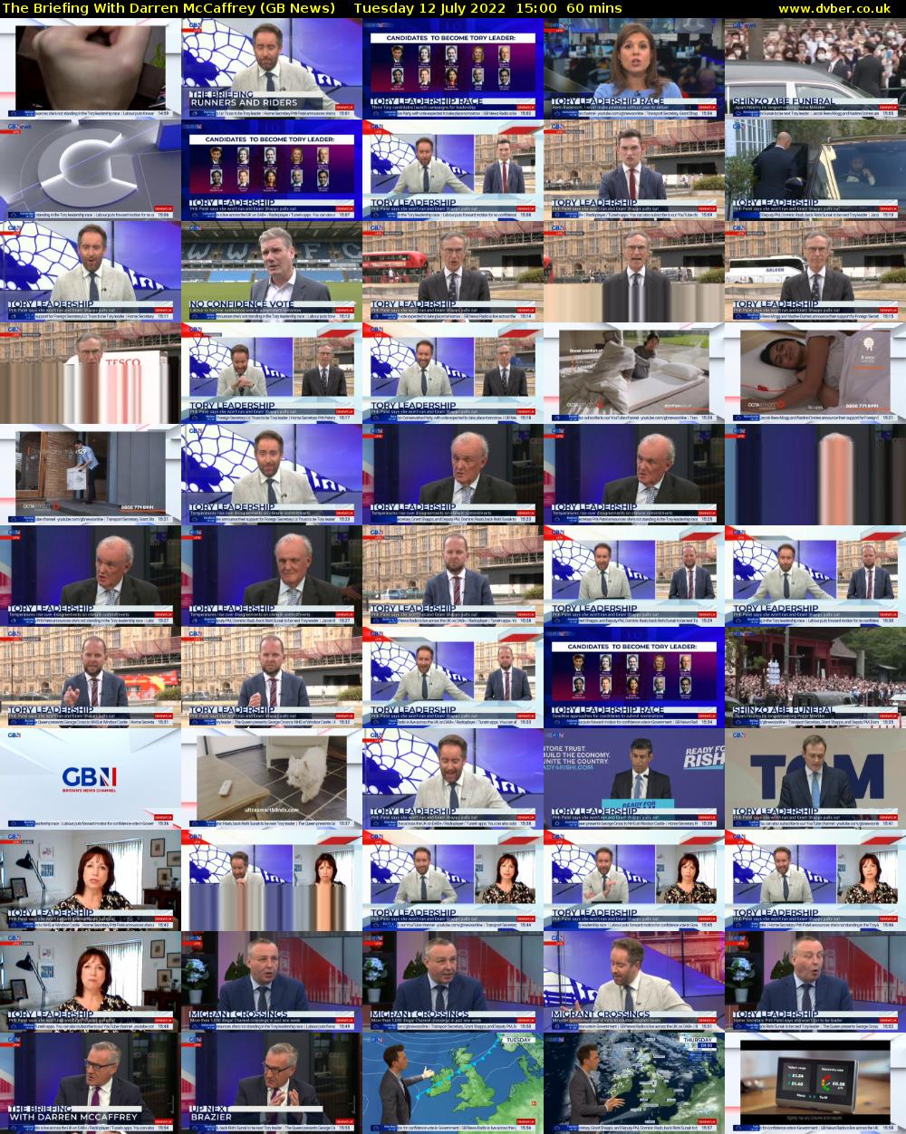 The Briefing With Darren McCaffrey (GB News) Tuesday 12 July 2022 15:00 - 16:00
