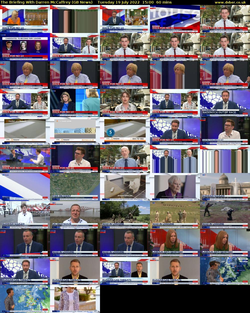 The Briefing With Darren McCaffrey (GB News) Tuesday 19 July 2022 15:00 - 16:00