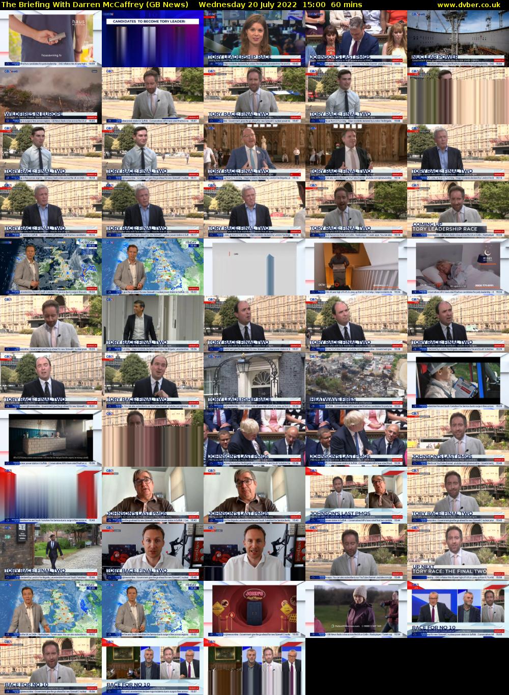 The Briefing With Darren McCaffrey (GB News) Wednesday 20 July 2022 15:00 - 16:00