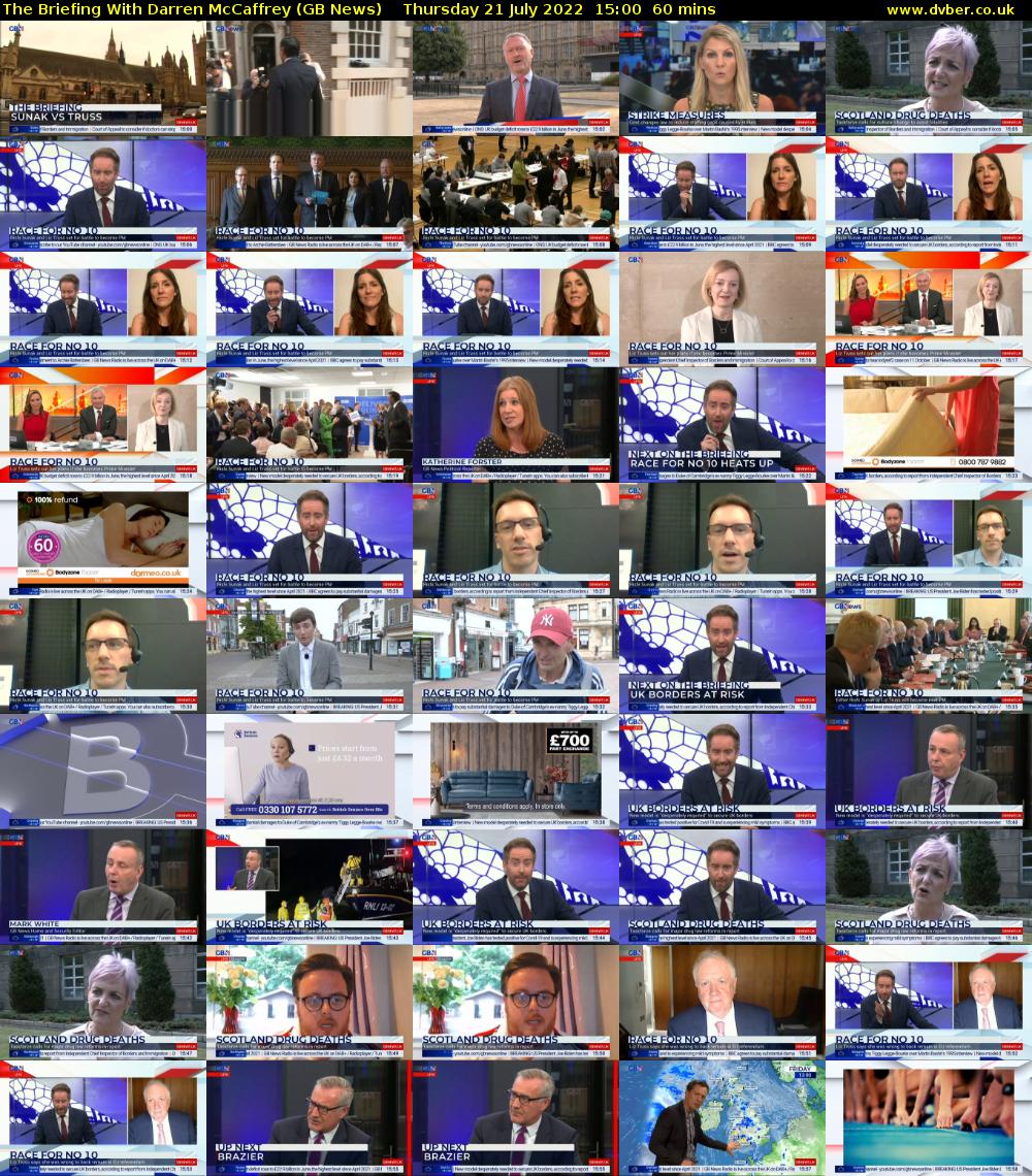 The Briefing With Darren McCaffrey (GB News) Thursday 21 July 2022 15:00 - 16:00