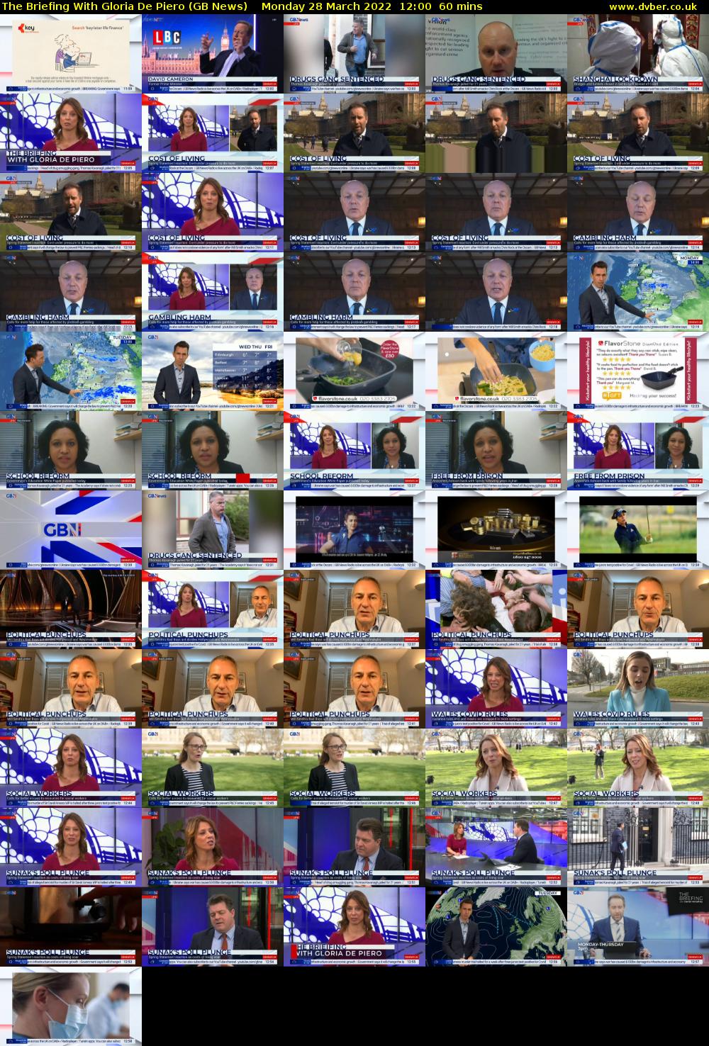 The Briefing With Gloria De Piero (GB News) Monday 28 March 2022 12:00 - 13:00