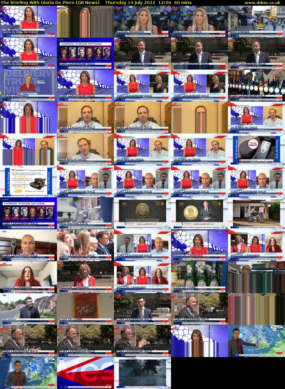 The Briefing With Gloria De Piero (GB News) Thursday 14 July 2022 12:00 - 13:00