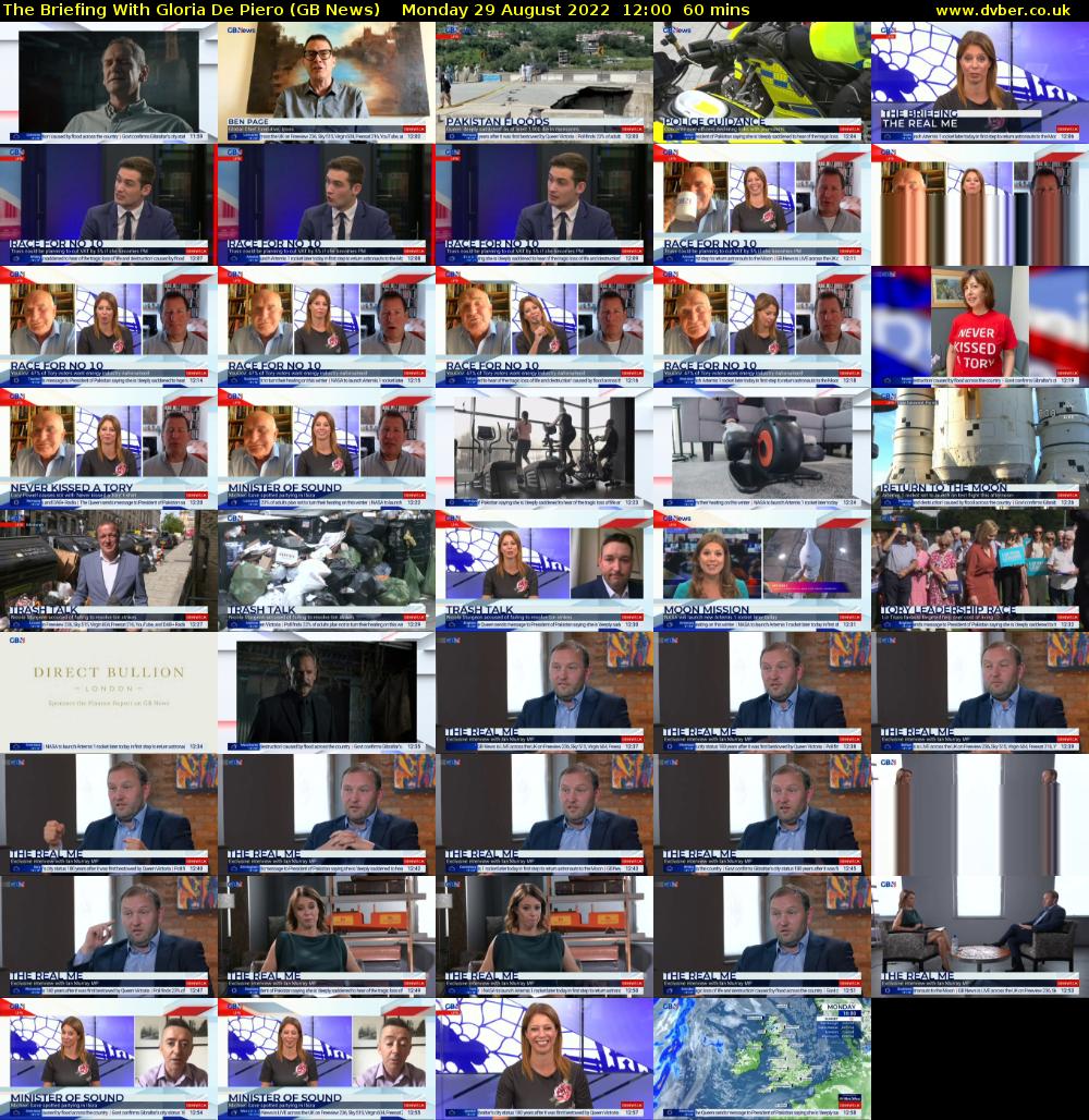 The Briefing With Gloria De Piero (GB News) Monday 29 August 2022 12:00 - 13:00