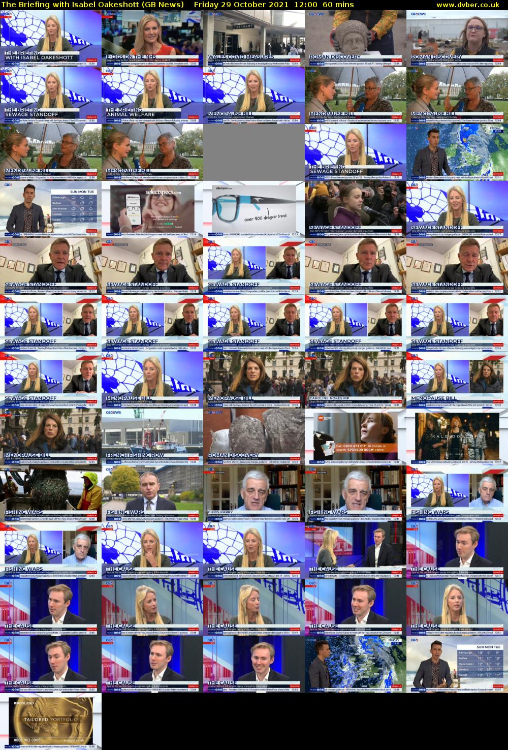 The Briefing with Isabel Oakeshott (GB News) Friday 29 October 2021 12:00 - 13:00