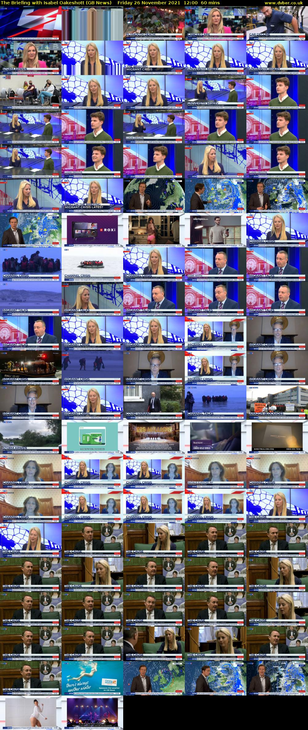 The Briefing with Isabel Oakeshott (GB News) Friday 26 November 2021 12:00 - 13:00