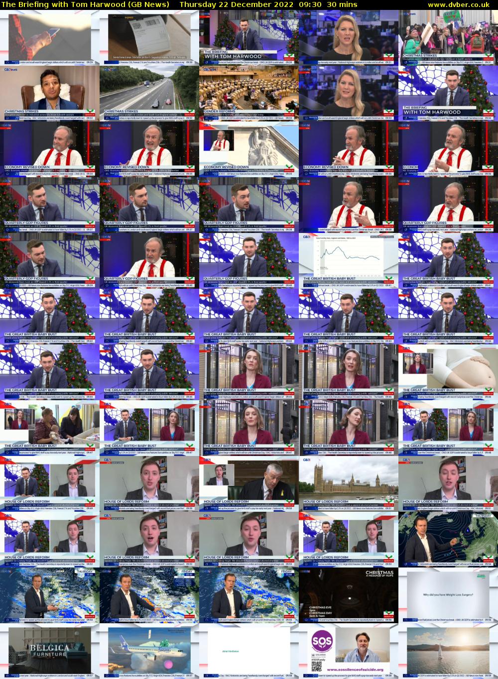The Briefing with Tom Harwood (GB News) Thursday 22 December 2022 09:30 - 10:00