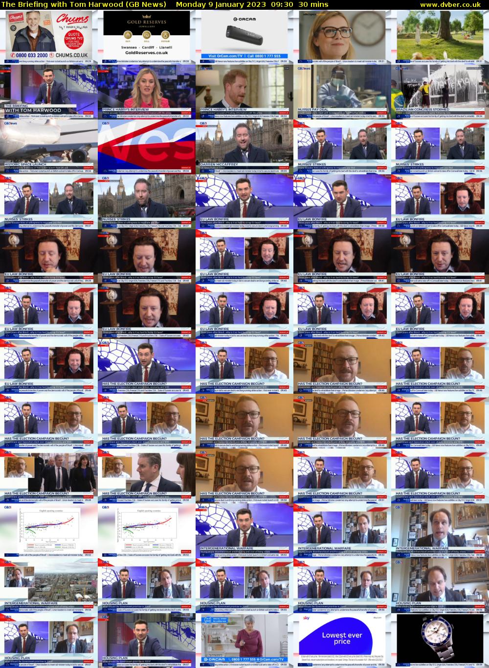 The Briefing with Tom Harwood (GB News) Monday 9 January 2023 09:30 - 10:00