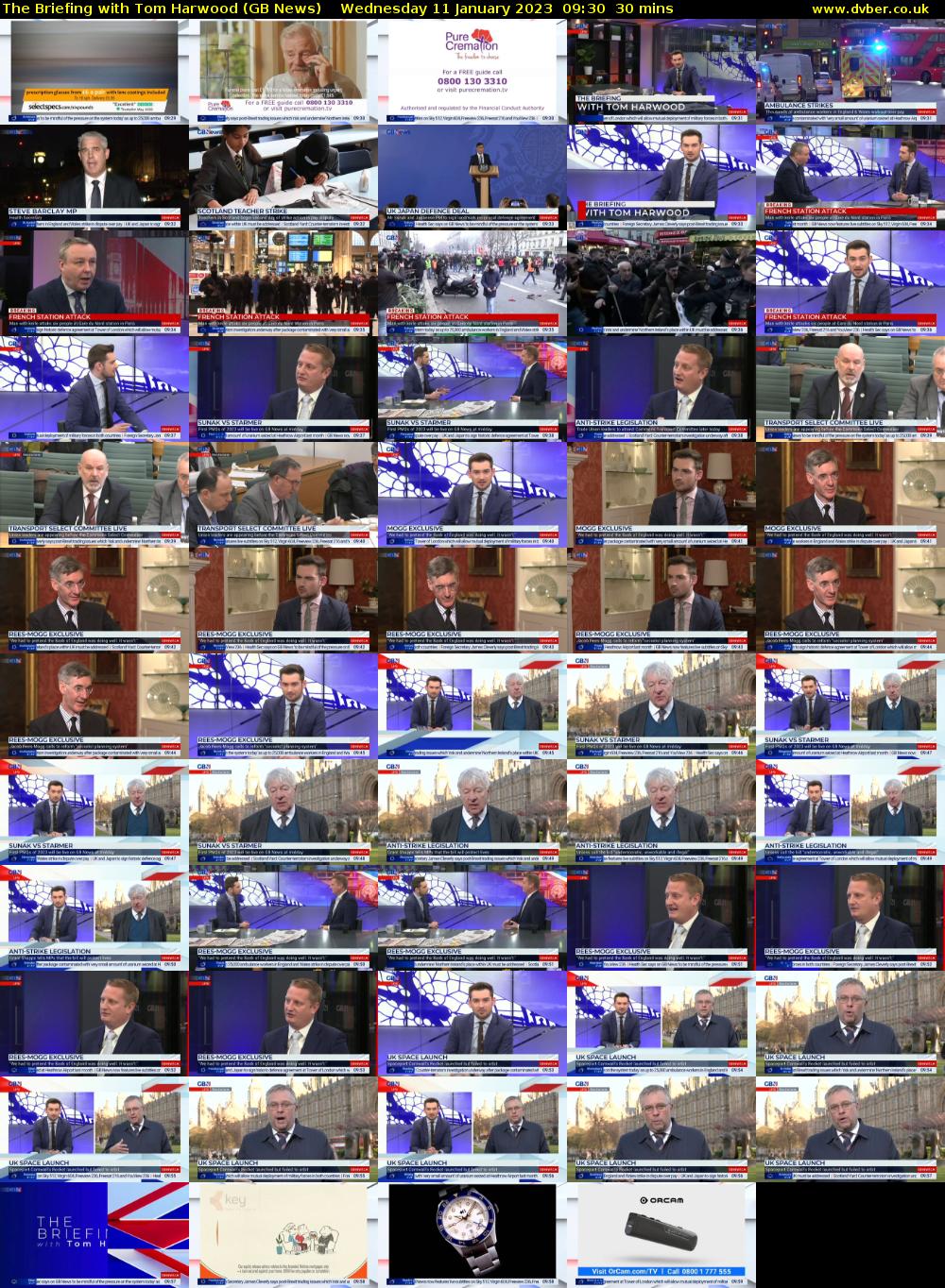 The Briefing with Tom Harwood (GB News) Wednesday 11 January 2023 09:30 - 10:00