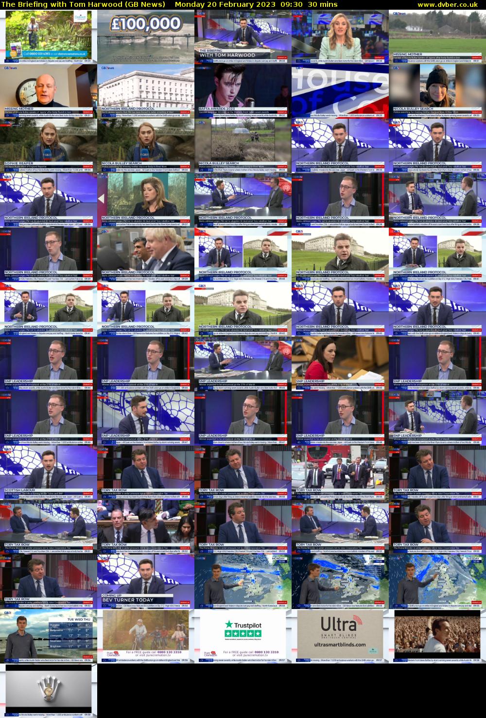 The Briefing with Tom Harwood (GB News) Monday 20 February 2023 09:30 - 10:00