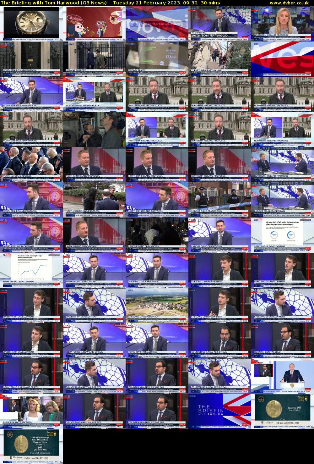 The Briefing with Tom Harwood (GB News) Tuesday 21 February 2023 09:30 - 10:00
