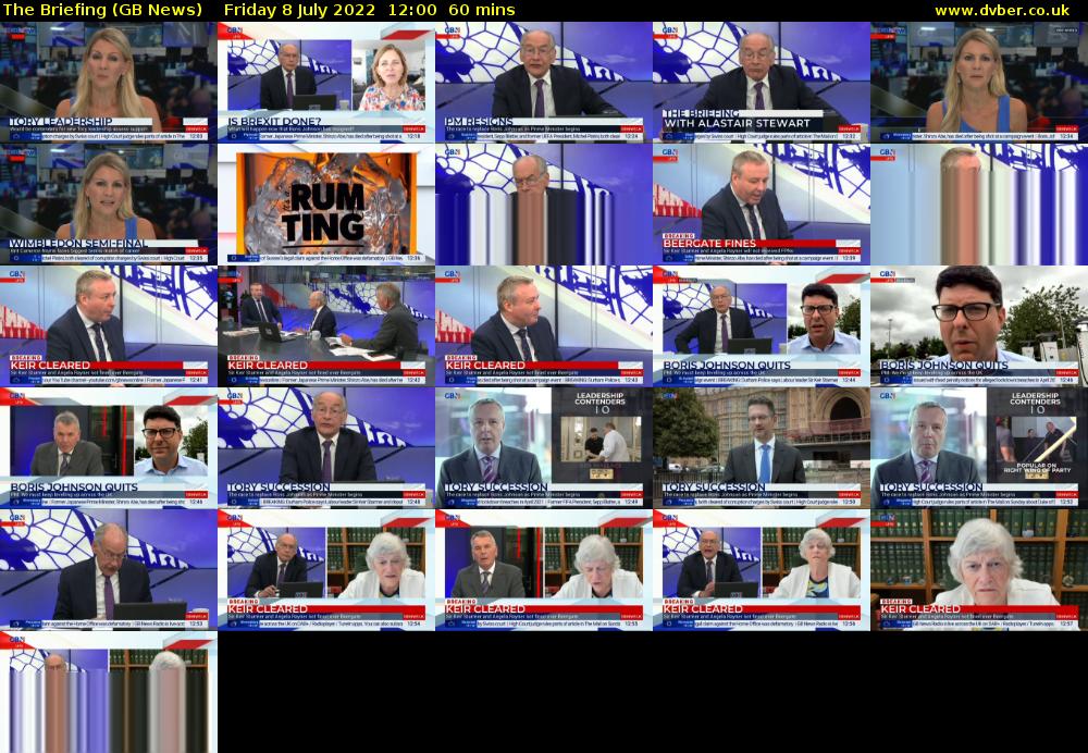 The Briefing (GB News) Friday 8 July 2022 12:00 - 13:00